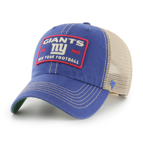 Pictured is this NFL New York Giants '47 CLEAN UP cap in blue. 1