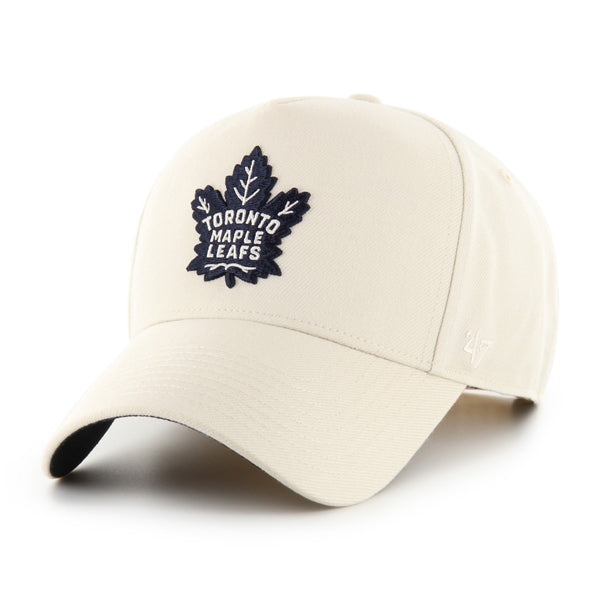 Pictured is this NHL Toronto Maple Leafs Ballpark '47 OFFSIDE DT cap in natural. 1