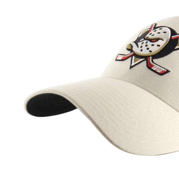Pictured is this NHL Anaheim Ducks Ballpark '47 OFFSIDE DT cap in natural. 3