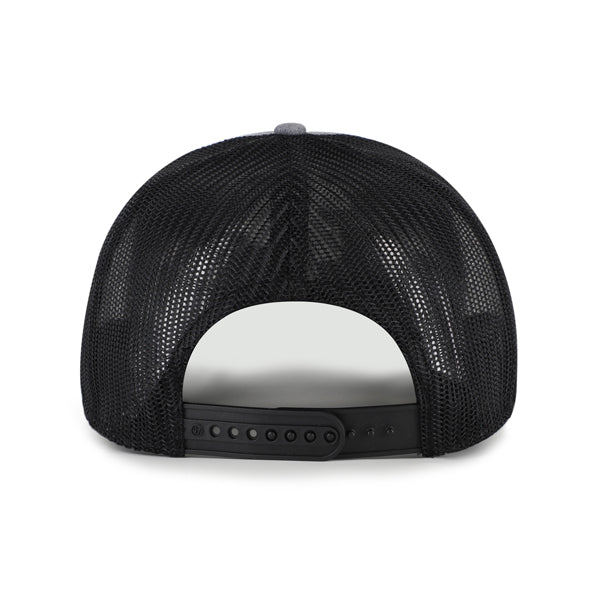 Pictured is this NHL Boston Bruins Carbon Rope ’47 TRUCKER cap in dark grey. 2