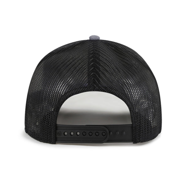 Pictured is this NHL Toronto Maple Leafs Carbon Rope '47 TRUCKER cap in dark grey. 2