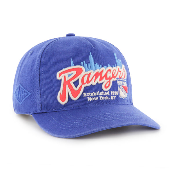 Pictured is this NHL New York Rangers Charlton '47 HITCH cap in green. 1