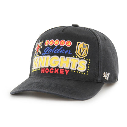 Pictured is this NHL Vegas Golden Knights Charlton '47 HITCH cap in black. 3