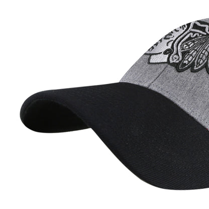 Pictured is this NHL Chicago Blackhawks Granite '47 MVP cap in dark grey. 4