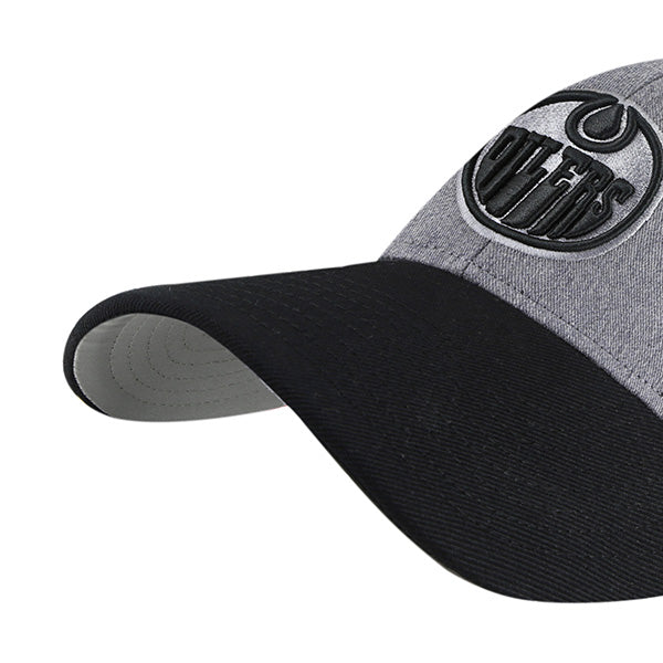 Pictured is this NHL Edmonton Oilers Granite '47 MVP cap in dark grey. 3