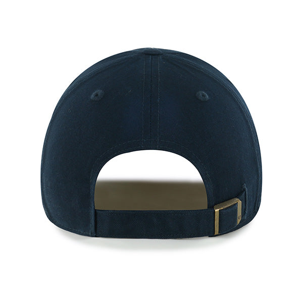 Pictured is this NHL Vancouver Canucks Legend '47 MVP cap in navy. 2