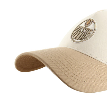Pictured is this NHL Edmonton Oilers Sure Shot '47 MVP cap in natural. 5