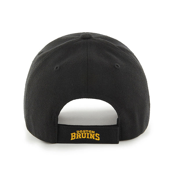 Pictured is this NHL Boston Bruins ’47 MVP cap in black. 2