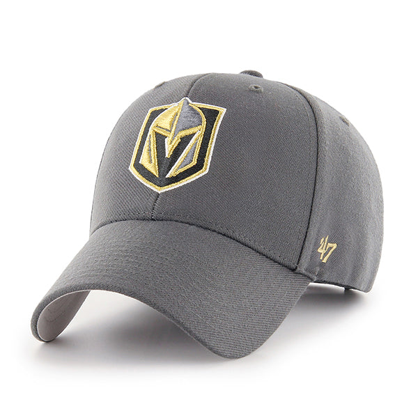Pictured is this NHL Vegas Golden Knights ’47 MVP cap in charcoal. 1
