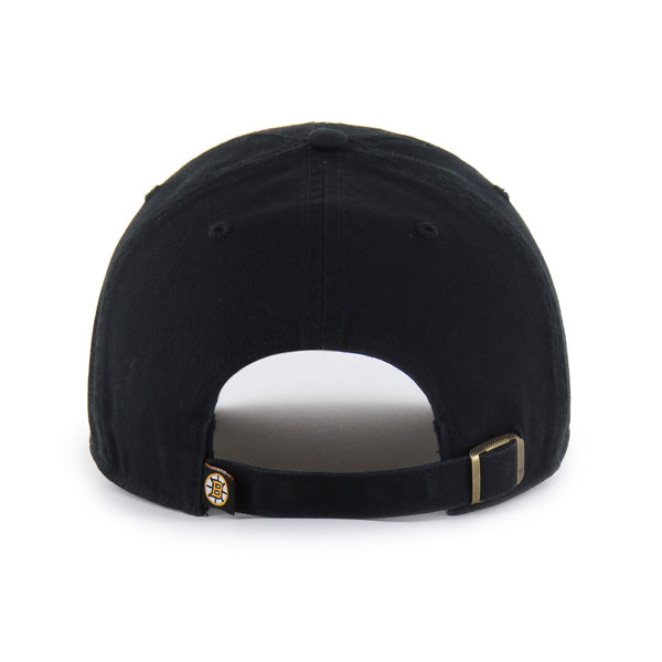 Pictured is this NHL Boston Bruins '47 CLEAN UP cap in black. 2