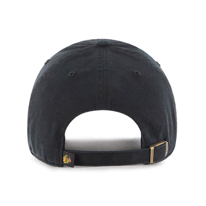 Pictured is this NHL Chicago Blackhawks '47 CLEAN UP cap in black. 2