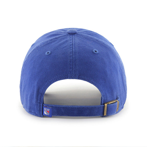 Pictured is this NHL New York Rangers ’47 CLEAN UP cap in blue. 2