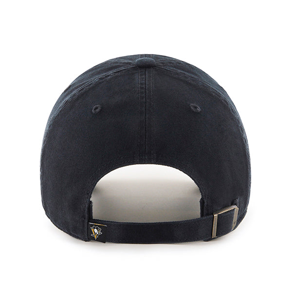 Pictured is this NHL Pittsburgh Penguins ’47 CLEAN UP cap in black. 2