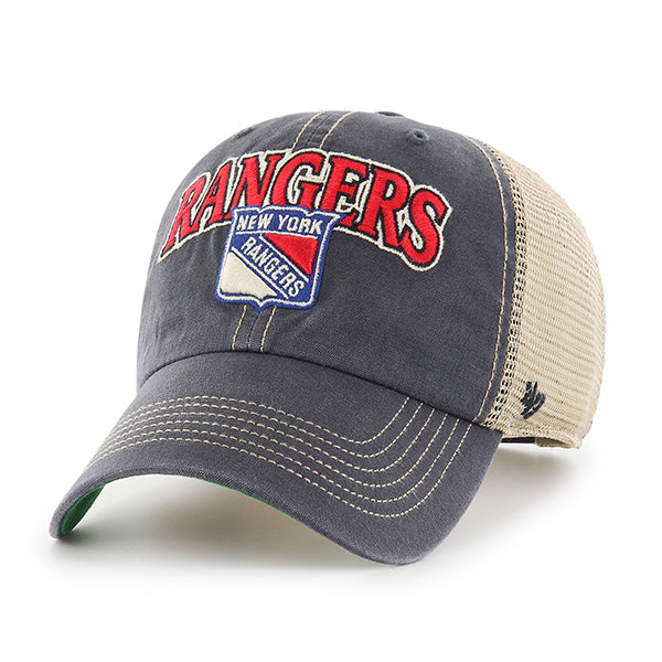 Pictured is this NHL New York Rangers Tuscaloosa '47 CLEAN UP cap in navy. 1