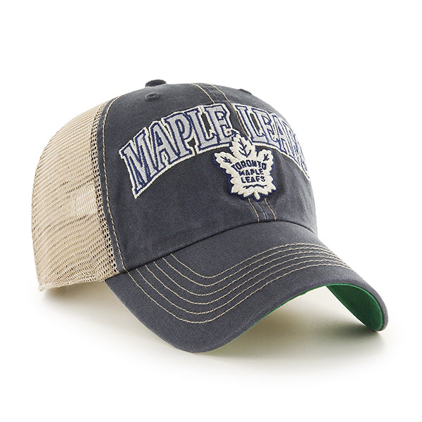 Pictured is this NHL Toronto Maple Leafs Tuscaloosa '47 CLEAN UP cap in navy. 3