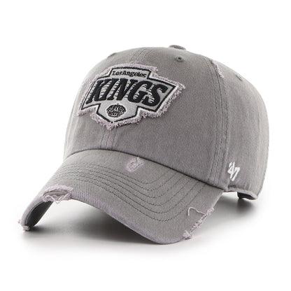 Pictured is this NHL Los Angeles Kings Weathered '47 CLEAN UP cap in dark grey. 1