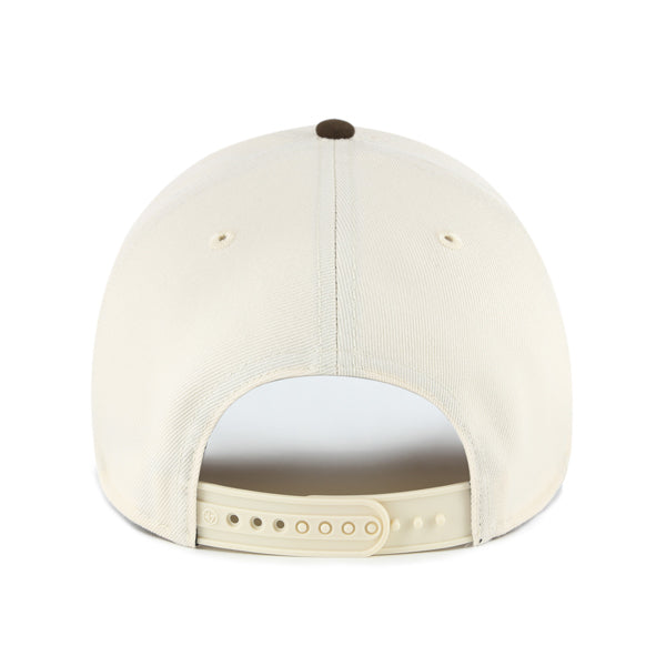 Pictured is this NHL Boston Bruins Sure Shot '47 MVP cap in natural. 3