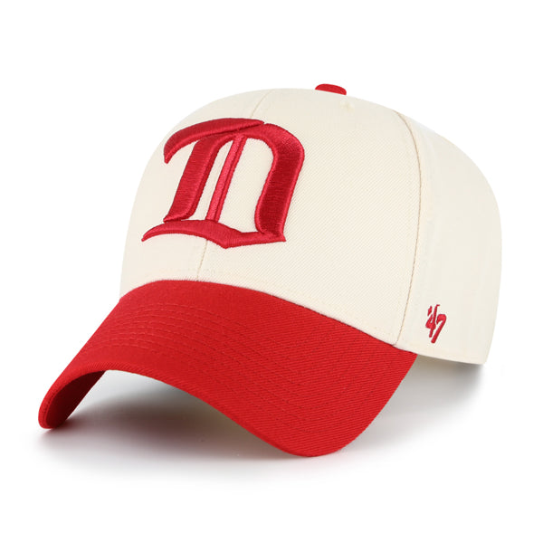 Pictured is this NHL Detroit Red Wings Sure Shot '47 MVP cap in natural. 2