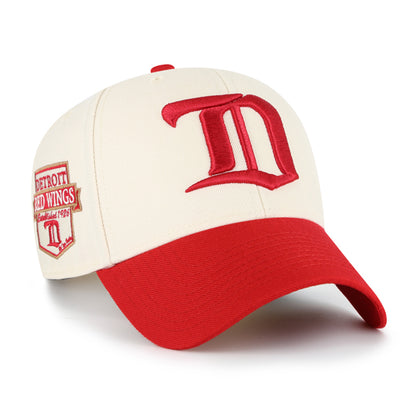 Pictured is this NHL Detroit Red Wings Sure Shot '47 MVP cap in natural. 1