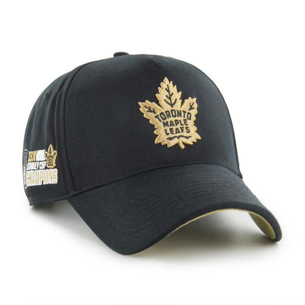 Pictured is this NHL Toronto Maple Leafs Sure Shot '47 MVP cap in black. 1