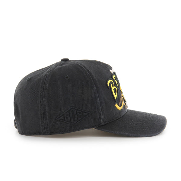 Pictured is this NHL Boston Bruins Charlton '47 HITCH cap in black. 4