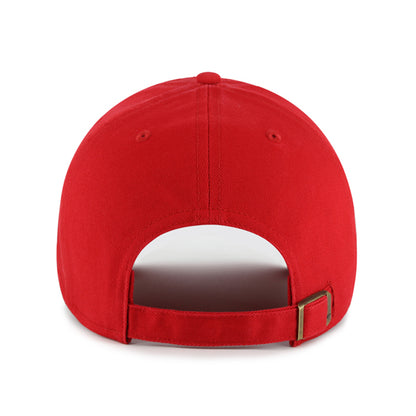 Pictured is this NHL Detroit Red Wings Legend ’47 MVP cap in dark red. 3