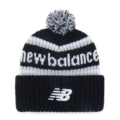 Pictured is this New Balance Bering ’47 CUFF KNIT beanie cap in black. 1