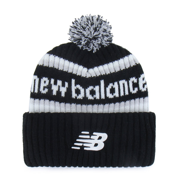 Pictured is this New Balance Bering ’47 CUFF KNIT beanie cap in black. 1