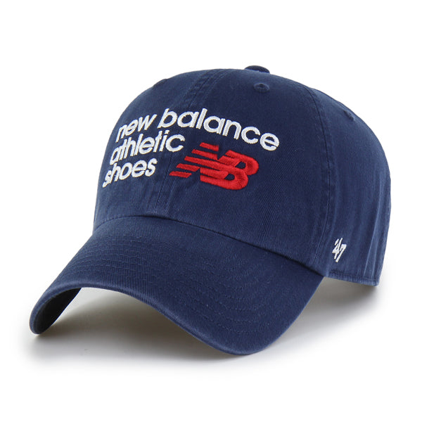 Pictured is this New Balance Branded ’47 CLEAN UP cap in navy. 1