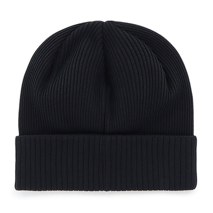 Pictured is this New Balance Reflect ’47 CUFF KNIT beanie cap in black. 2