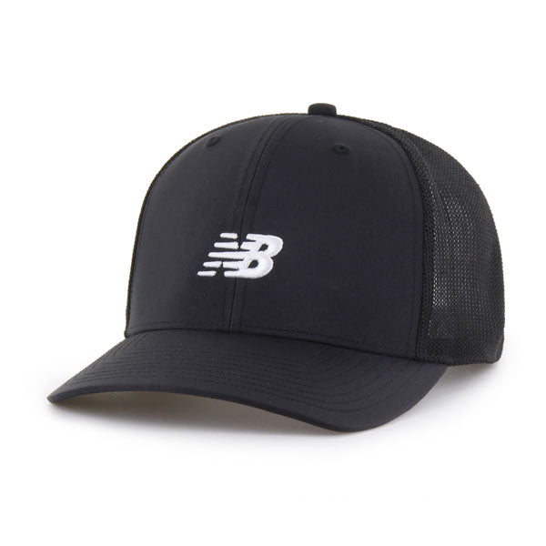 Pictured is this New Balance BRRR '47 TRUCKER cap in black. 1