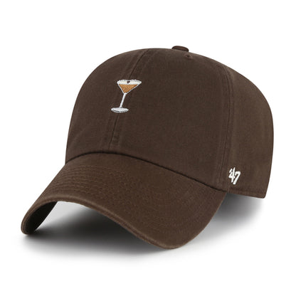 Pictured is this Martini Icon Base Runner '47 CLEAN UP cap in brown. 1